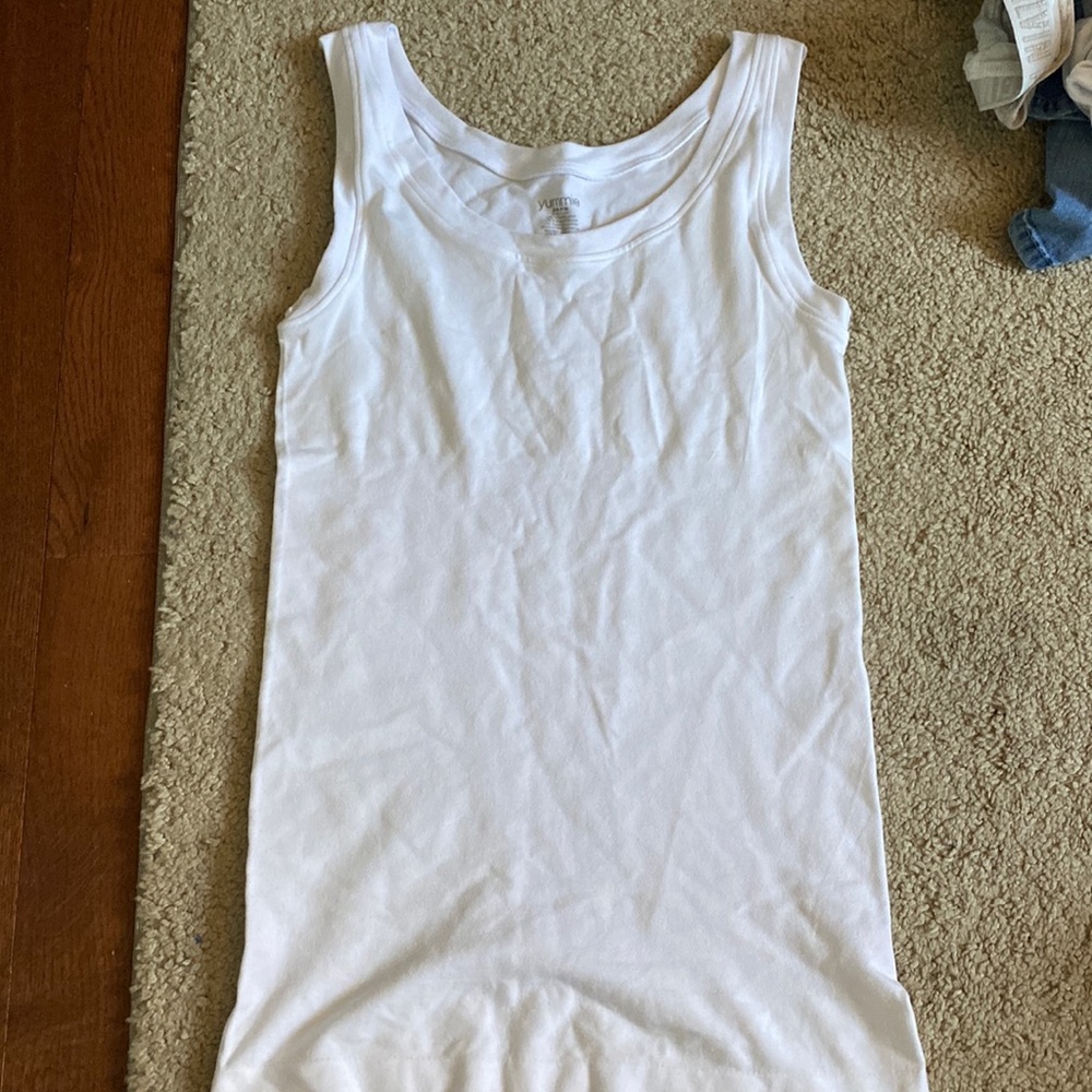 White tank top
